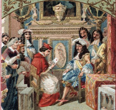Audience given to the Legat in the king
