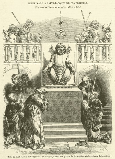 Altar of Saint James of Compostela, in Spain by French School