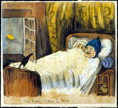 Bad auspicious: a visit at night by French School