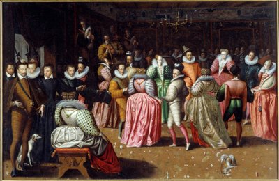 Bal at the Court of King Henry III and Queen Catherine de Medicis by French School