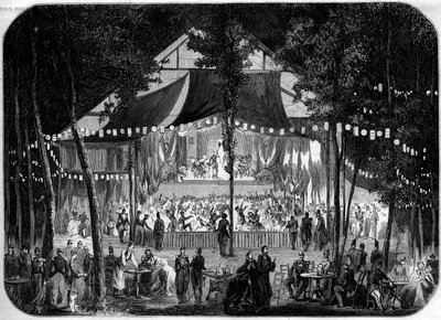 Ball organized at the military camp of Chalons, Marne (51) by French School