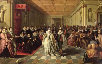Ball at the Court of Henri III on the Occasion of the Marriage of Anne, Duke of Joyeuse, to Marguerite de Vaudemont by French School