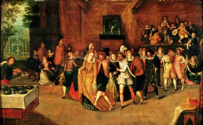 Ball during the Reign of Henri III, 1574-89 by French School