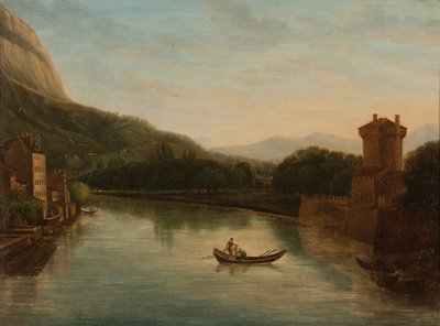 Banks of the Isère in Grenoble by French School