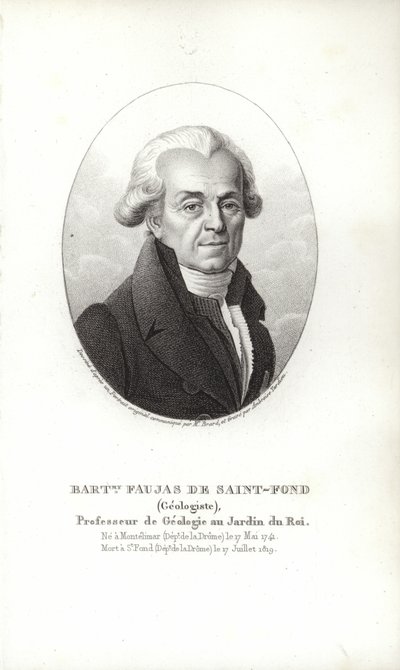 Barthélemy Faujas de Saint-Fond by French School