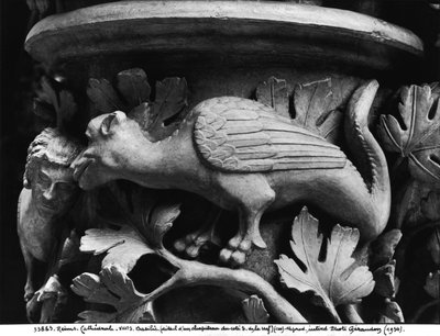 Basilisk (capital from Cathedral of Notre Dame at Reims) by French School