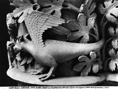Basilisk (capital from Cathedral of Notre Dame at Reims) by French School