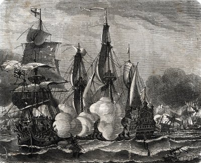 Battle of Bantry Bay Naval Engagement Fought on 11 May 1689, a Week Before the Declaration of the Nine Years