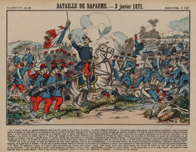 Battle of Bapaume, Franco-Prussian War, 3 January 1871 by French School