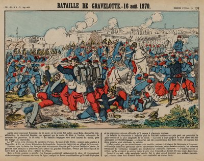 Battle of Gravelotte, Franco-Prussian War by French School