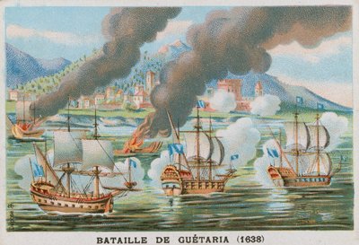 Battle of Guetaria, 1638 by French School