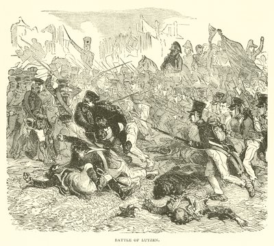 Battle of Lutzen by French School