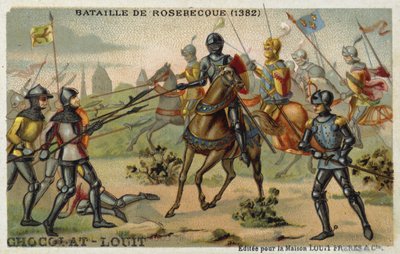 Battle of Rosebecque, Flanders, 1382 by French School