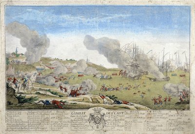 Battle of Saint Cast During Which the French Troops of Brittany Beat the English in 1758. Illustration Preserved at the Museum of Dinan. by French School