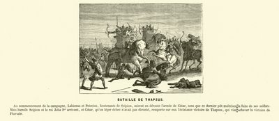 Battle of Thapsus, North Africa, Caesar