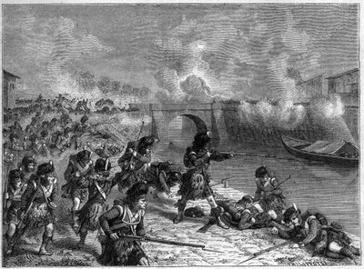 Battle of Toulouse: last battle between the British and Spanish forces under Wellington against the French 1814 - Battle of Toulouse 10 April 1814 between the troops of the imperial army commanded by Marshal Soult and the troops of the Anglo-Hispano-Portug by French School
