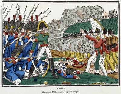 Battle of Waterloo, June 18 by French School