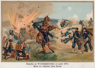 Battle of Wissembourg, The Death of General Douay by French School
