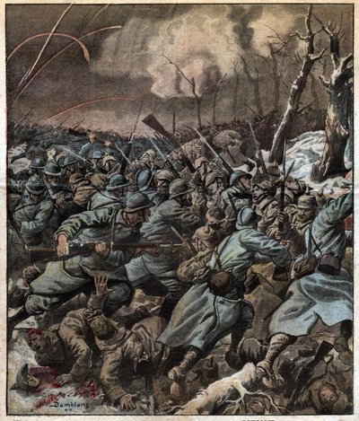Bayonet Attack by French School
