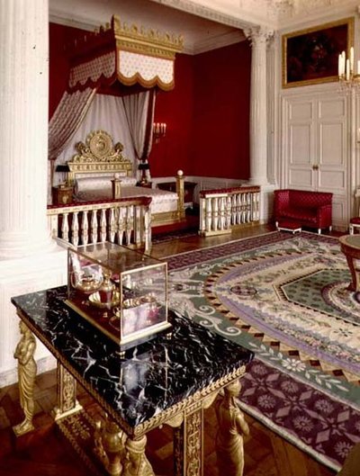 Bedchamber of Empress Marie-Louise in the Grand Trianon by French School