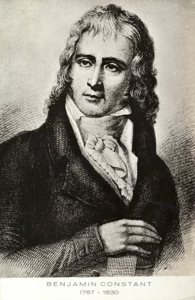 Benjamin Constant, Swiss-born French Politician and Author by French School