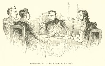 Berthter, Rapp, Napoleon, and Murat by French School
