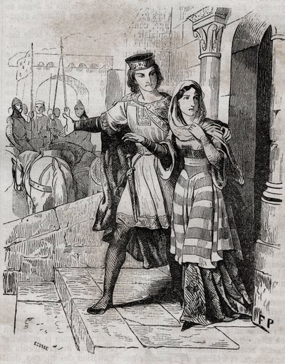 Bertrade of Montfort (1070-1117) Queen of France with Philip I King of France in 