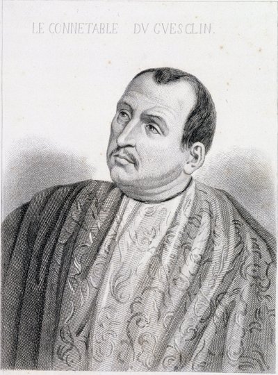 Portrait of Bertrand du Guesclin, Constable of France by French School