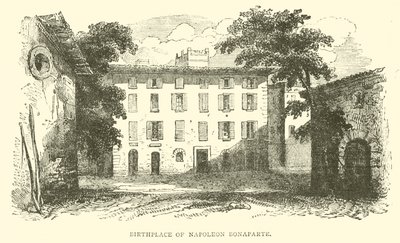Birthplace of Napoleon Bonaparte by French School