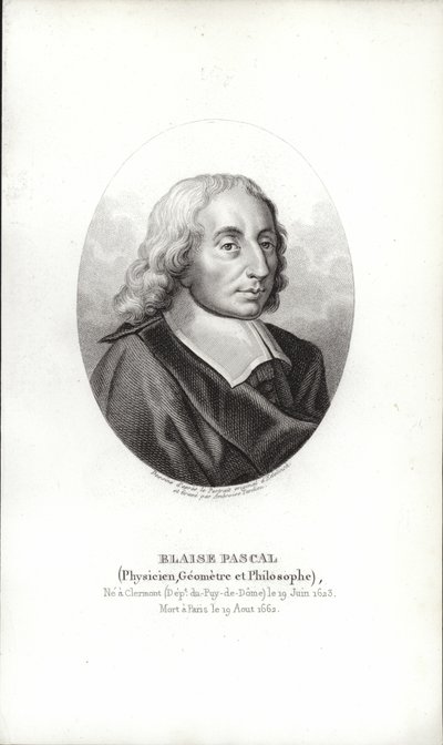 Blaise Pascal by French School