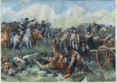 Boer War: British defeat at Tweebosch on March 7 by French School