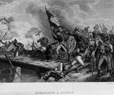 Bonaparte in Arcole by French School