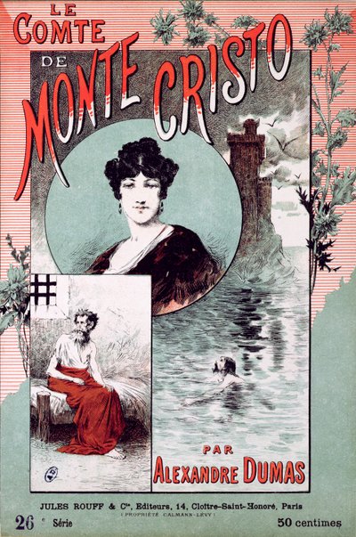 Book cover for Le Comte de Monte Cristo by Alexandre Dumas Pere by French School