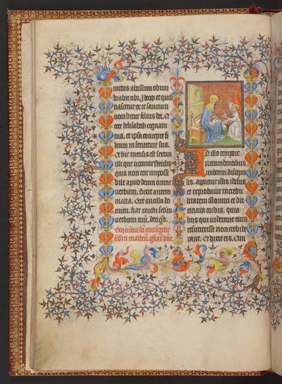 Book of Hours, Add MS 32454 f.10v, France by French School