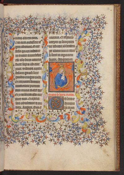 Book of Hours, Add MS 32454 f.12r, France by French School