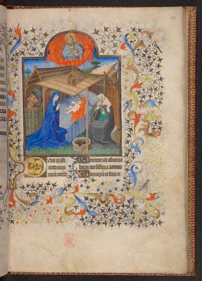 Book of Hours, Add MS 32454 f.29r, France by French School