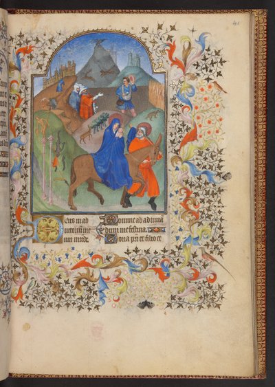 Book of Hours, Add MS 32454 f.41r, France by French School