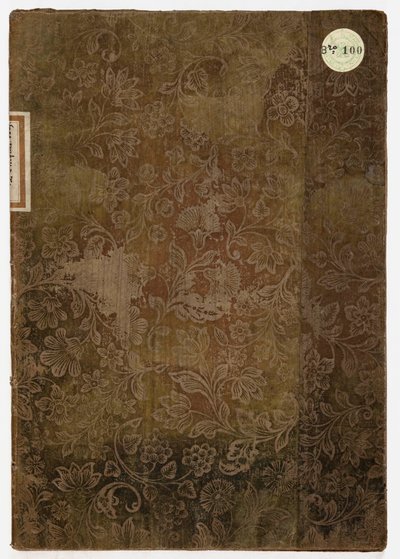 Book of the Etiquette of the Ducal Palace of Lucca, Lucca, 1805 by French School