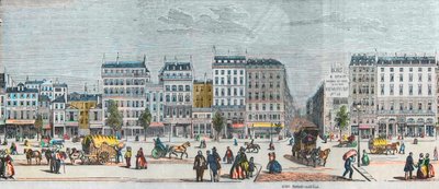 Boulevard Saint-Denis South Side - Rue Saint Martin - Engraving in 