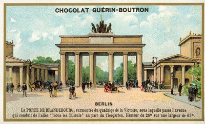 Brandenburg Gate, Berlin by French School