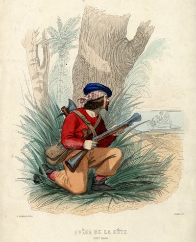 Brothers of the Coast, ferocious buccaneers of the Caribbean in the 17th century. In 