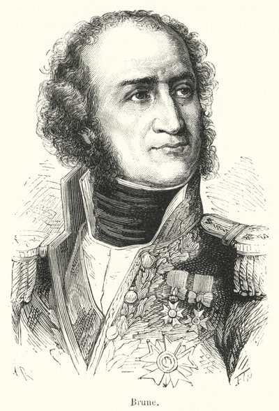 Brune (engraving) by French School