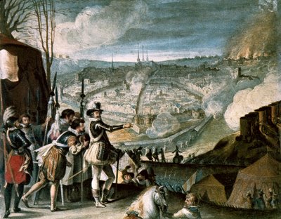 Camp of Troops of Henry IV by French School