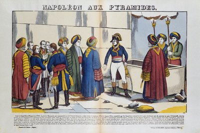 Campaign of Egypt (1798-1801): Bonaparte Napoleon to the Pyramids of Egypt in 1799 by French School