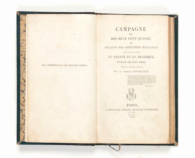 Campaign of 1815 by French School