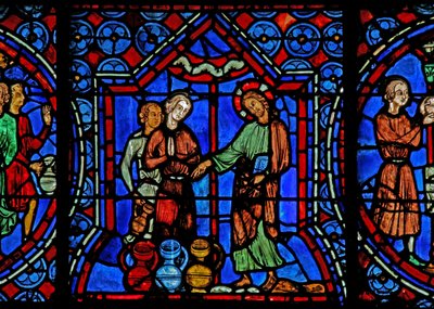 Cana Marriage: Christ Changes the Water into Wine by French School