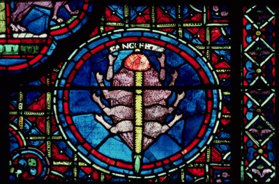 Cancer, from the Zodiac Window, 13th century by French School