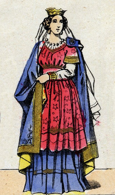Capetians dynasty: Portrait of Adelaide d