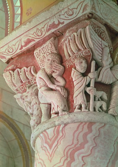 Capital depicting Babilonia Deserta by French School