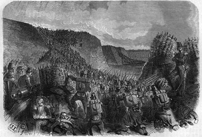 Capture of Rome (Expedition of Rome) by the French army. On April 24 by French School